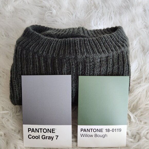 Wooden Ships Long Sleeve Mohair Wool Boxy Sweater Womens Sz Small Olive Green - Picture 6 of 11